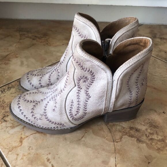 Sterling River leather short boots 7.5 distressed - Picture 7 of 13